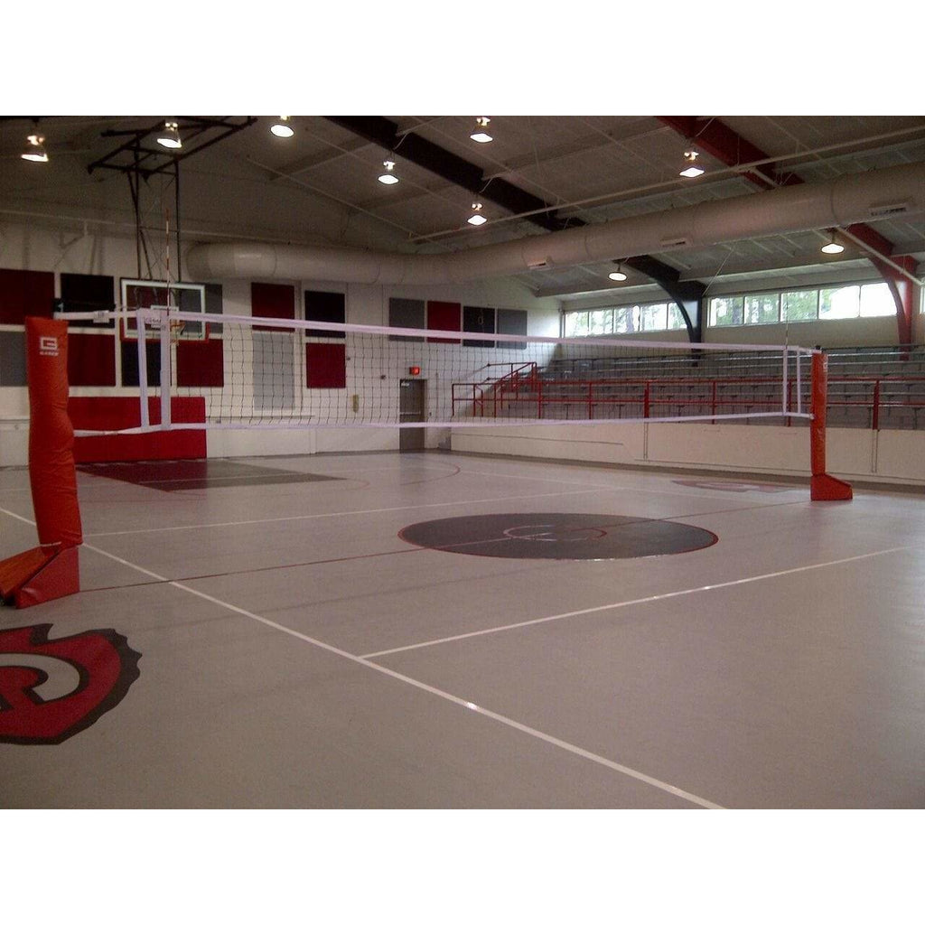 gared volleyball post above floor sleeve pad 3