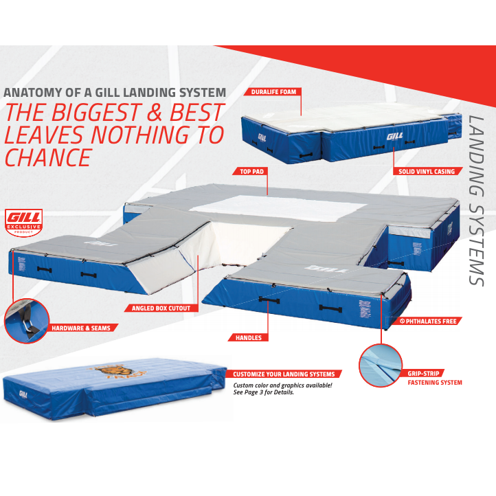 Gill Essentials NFHS Pole Vault Pit Landing System