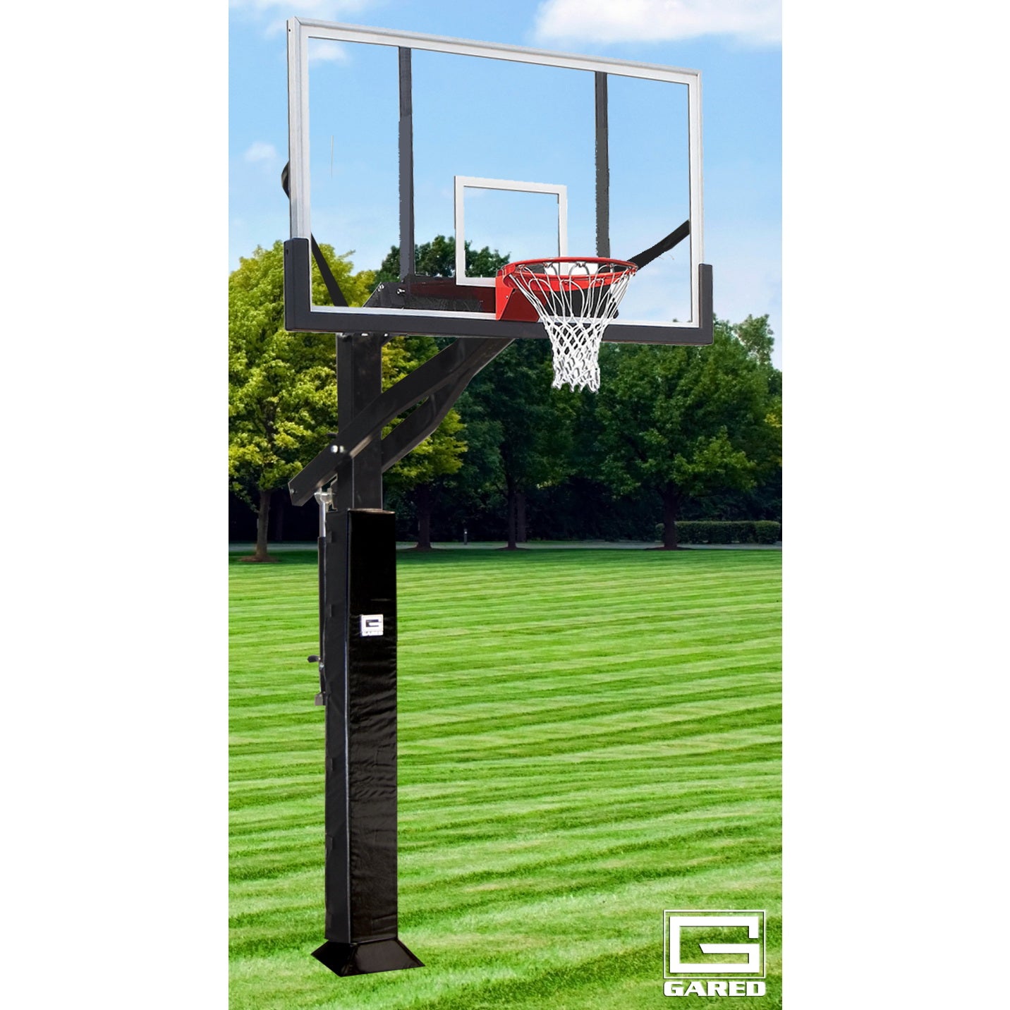 Gared All Pro Jam Adjustable Basketball Hoop 42" x 72"