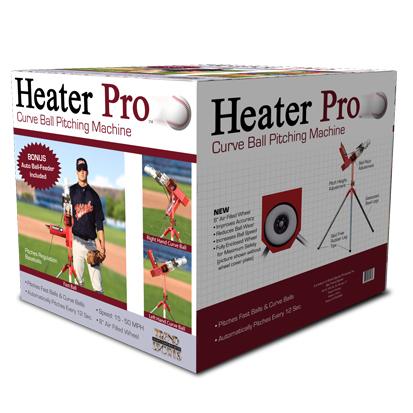 Heater Pro Real Curveball Pitching Machine With Auto Ballfeeder - Pitch Pro Direct