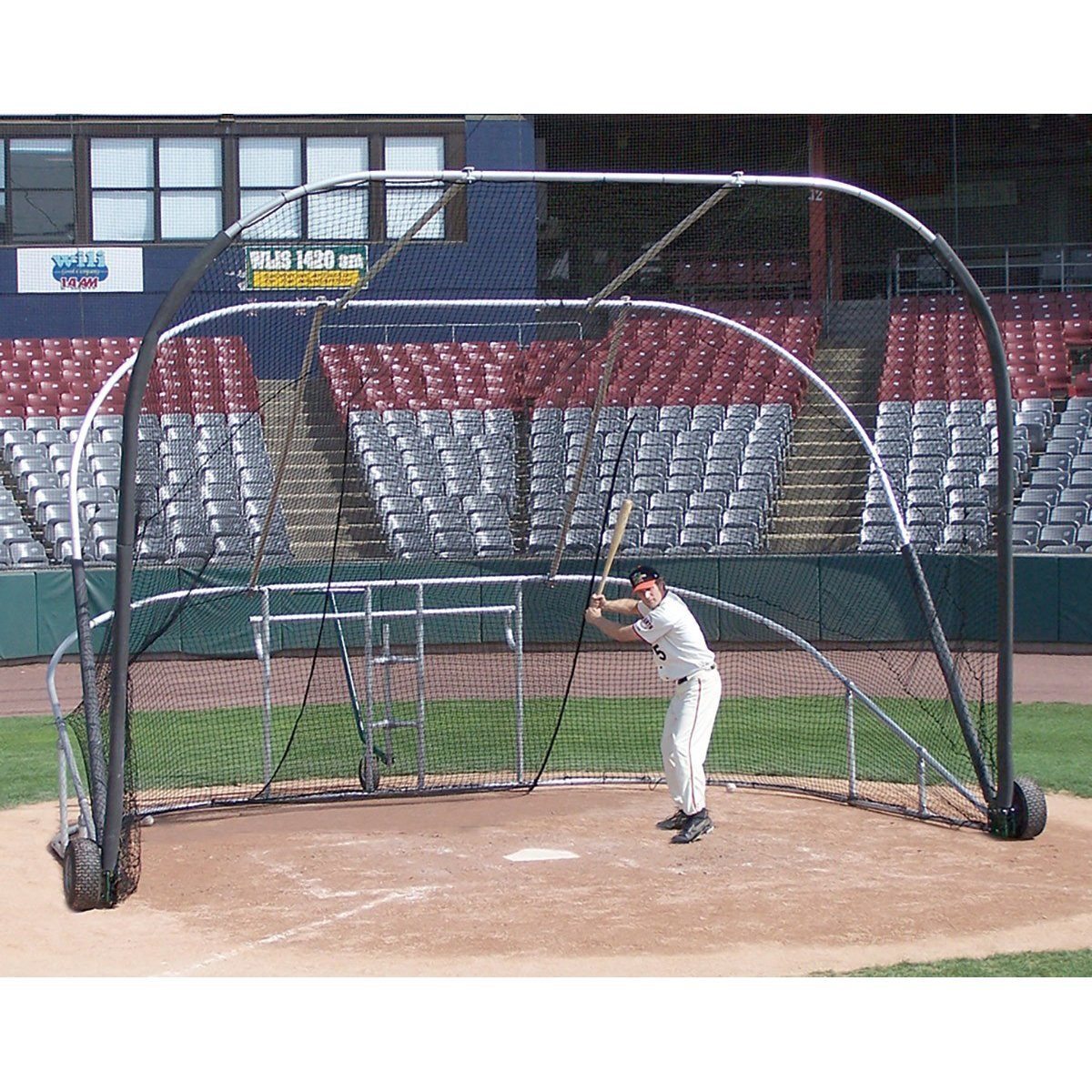 JayPro Little Slam Portable Hitting Turtle Backstop For Baseball - Pitch Pro Direct