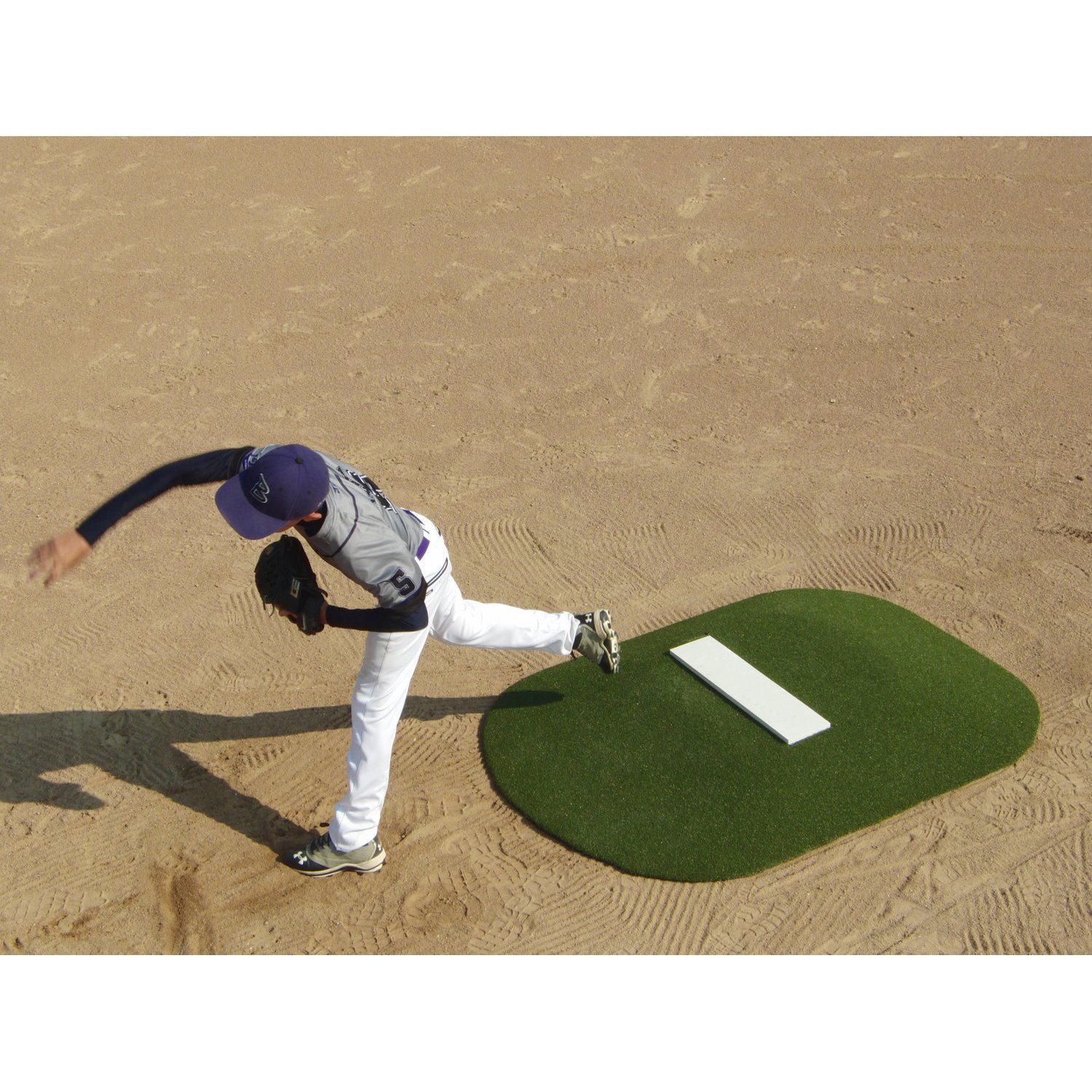 PortoLite 6" Stride Off Portable Game Pitching Mound For Baseball