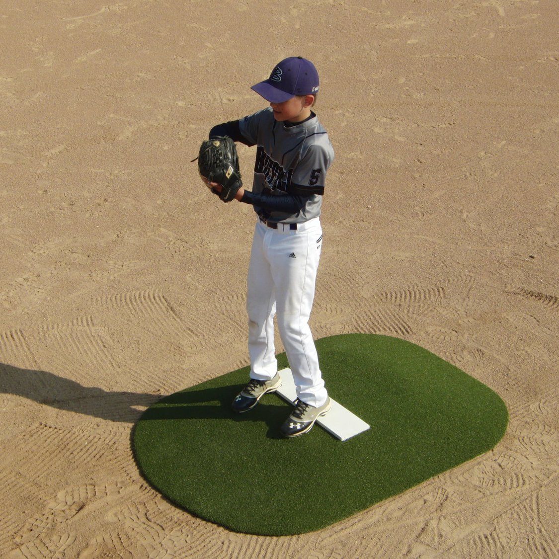 PortoLite 6" Stride Off Portable Game Pitching Mound For Baseball