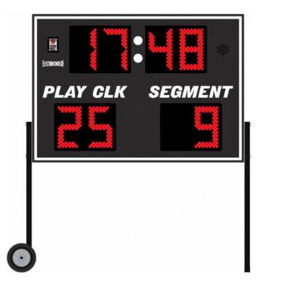 rae crowther lx7620 practice segment timer scoreboard face cardinal red