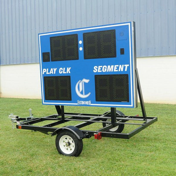 rae crowther lx7640 practice segment timer scoreboard face cardinal red