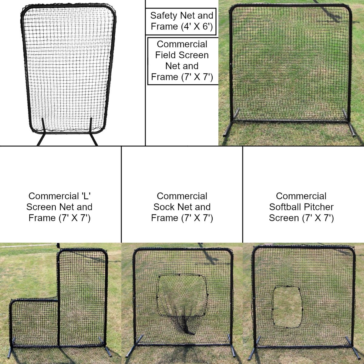 Safety Field Screens (Net and Frame)