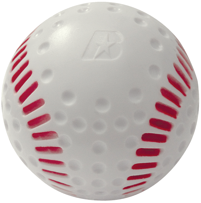 dimpled seamed pitching machine balls