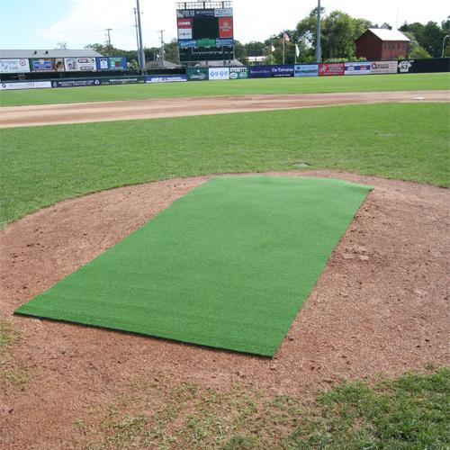 ProMounds 4' x 12' Premium Portable Green Pitching Mat - Pitch Pro Direct