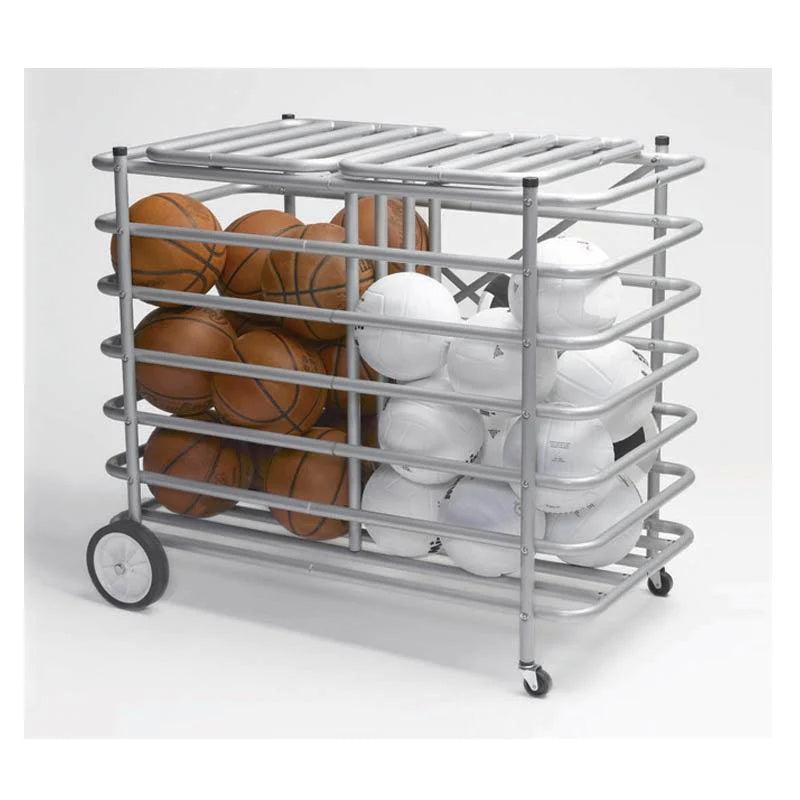 tandem double sided locking ball storage cage