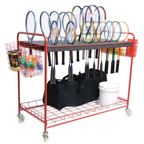 Tennis Racquet Storage Cart
