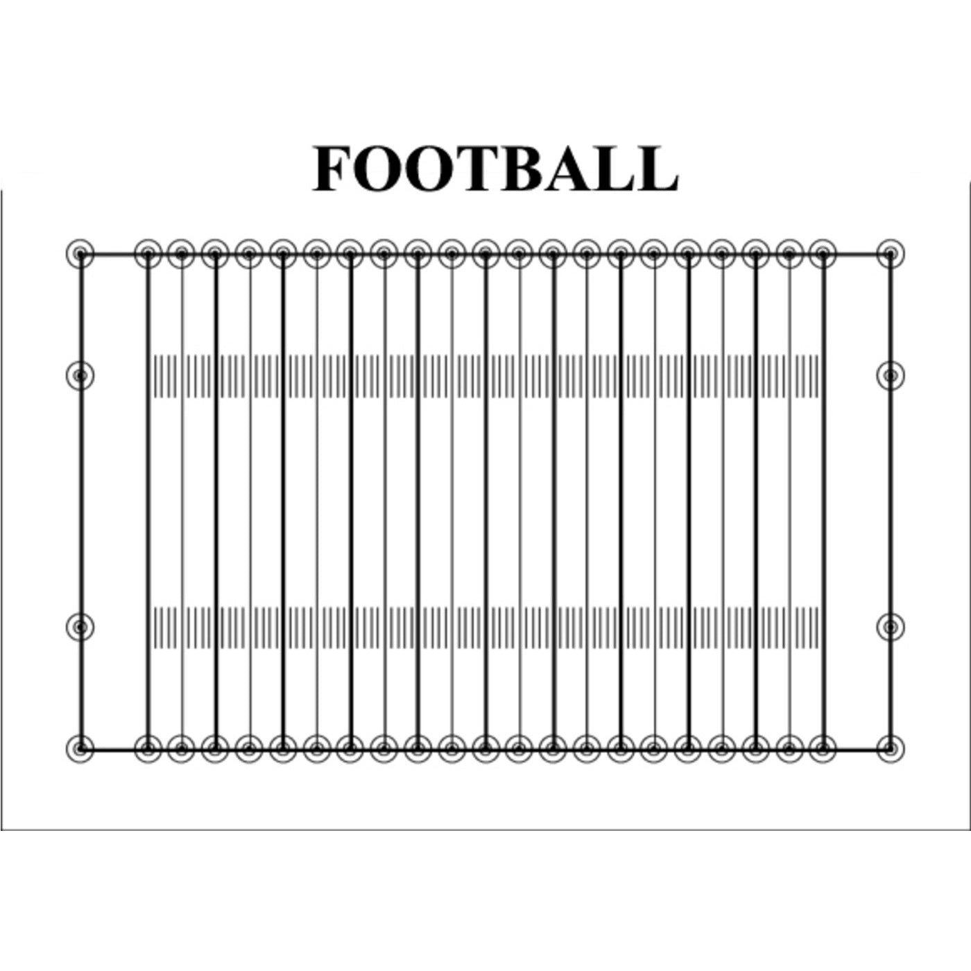 trigon sports proline football field layout system