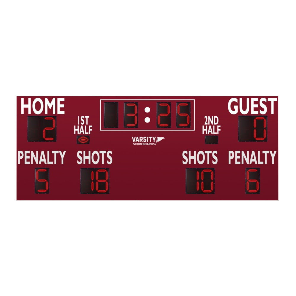 varsity scoreboards model 3420 soccer multisport scoreboard