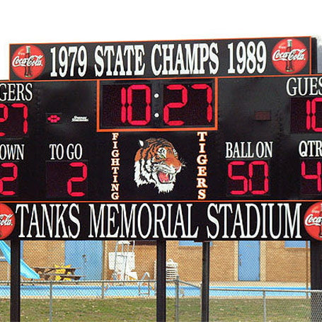 varsity scoreboards model 7420 football scoreboard 3