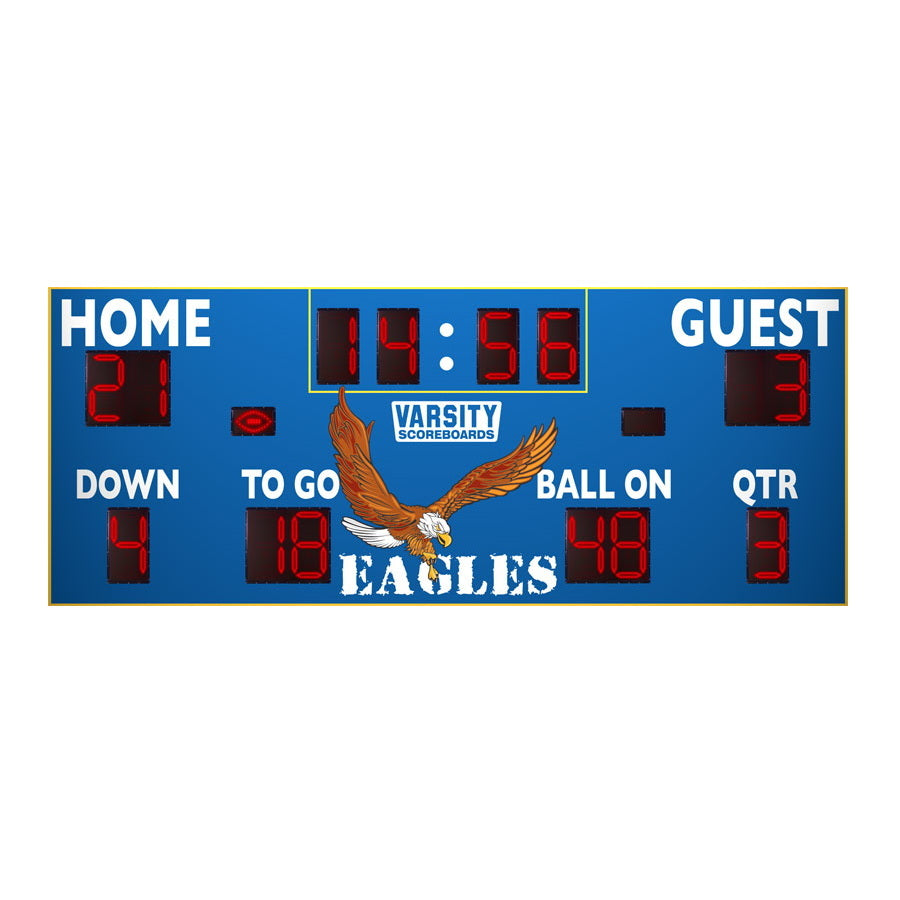 varsity scoreboards model 7420 football scoreboard