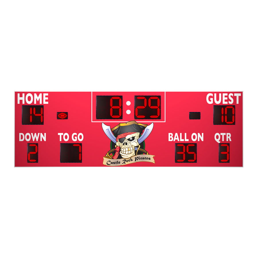 varsity scoreboards model 7424 football scoreboard