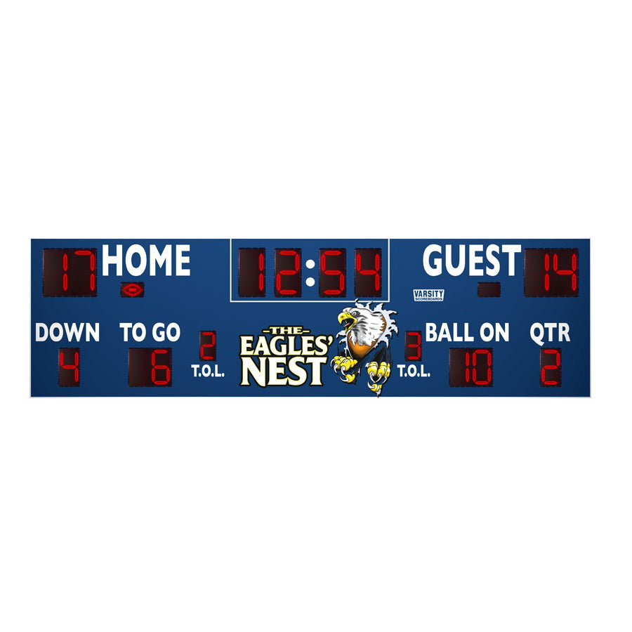 varsity scoreboards model 7428 football scoreboard