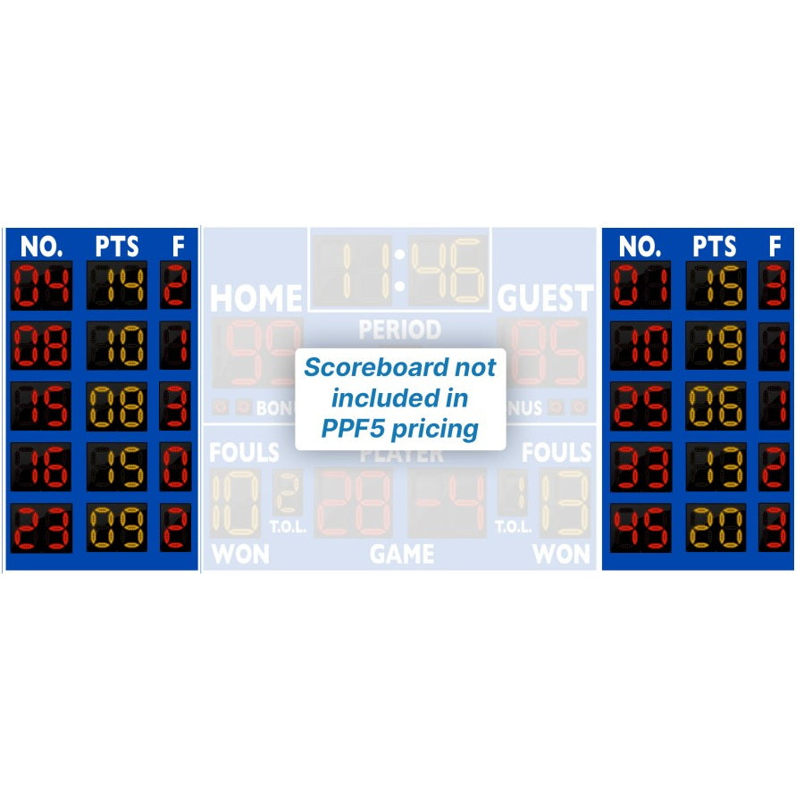 varsity scoreboards ppf5 player points foul panels